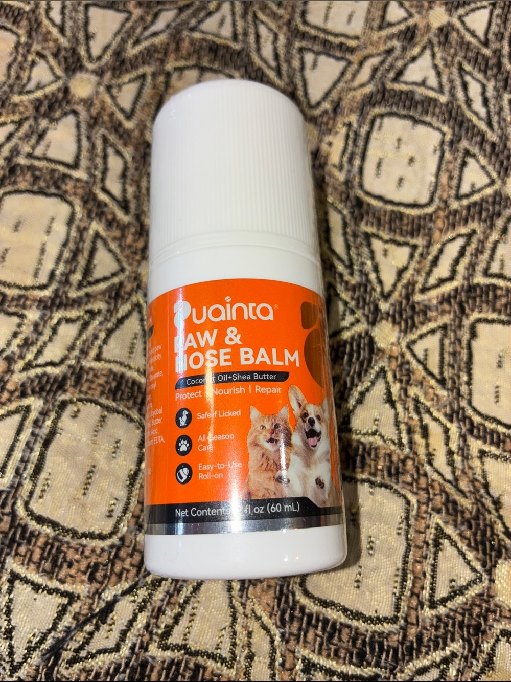 Orange Paw & Nose Balm for Dogs - Nourish & Protect